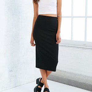 Urban Outfitters Silence & Noise Uni Ribbed Skirt